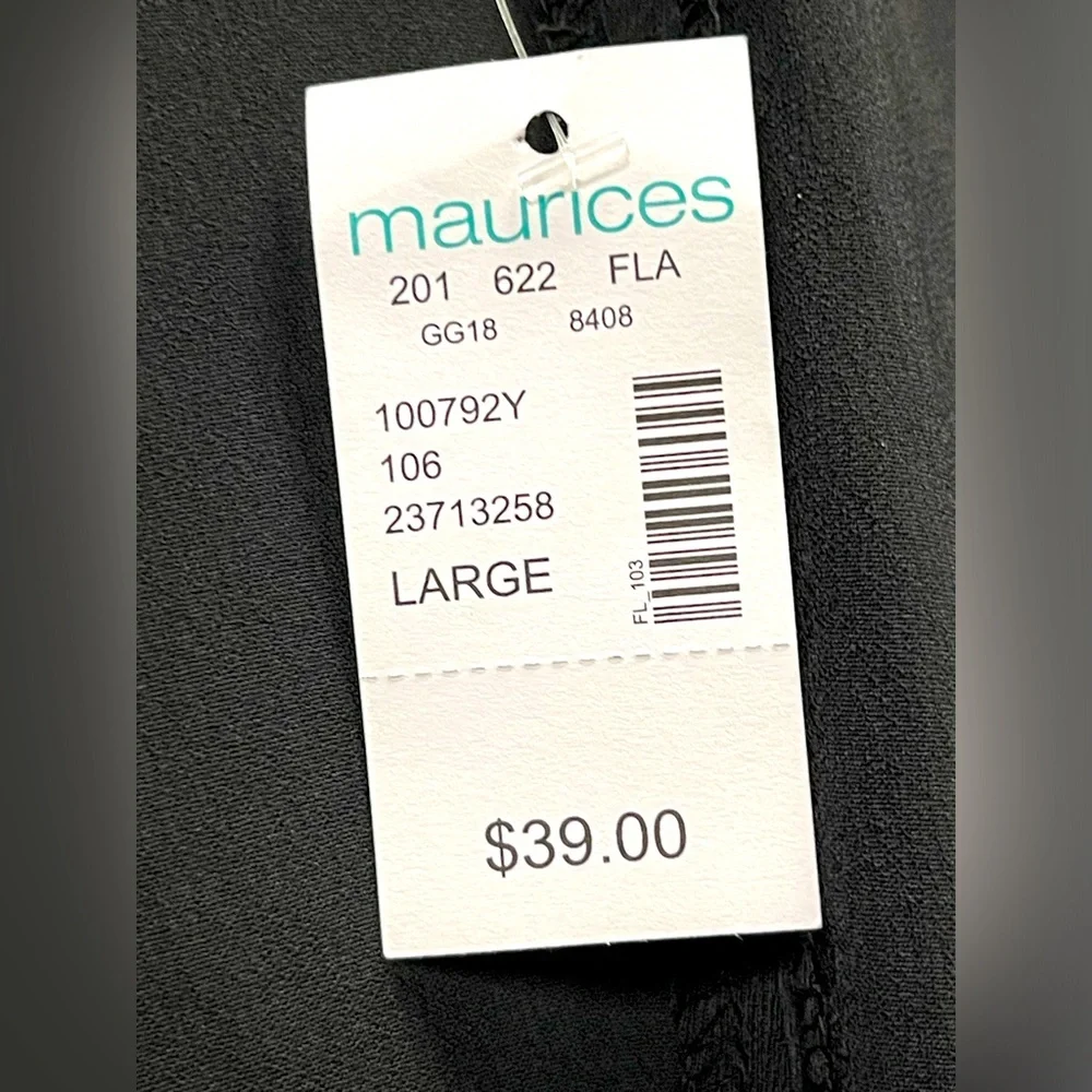 Maurices Black Blazer NWT Size Large - Picture 7 of 7